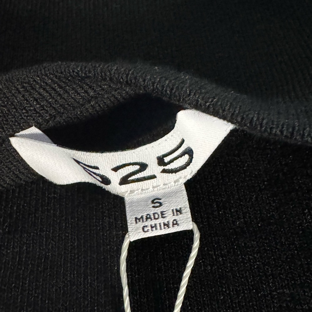 525 America Black Midi Dress Size Small, NWT - Picture 8 of 10